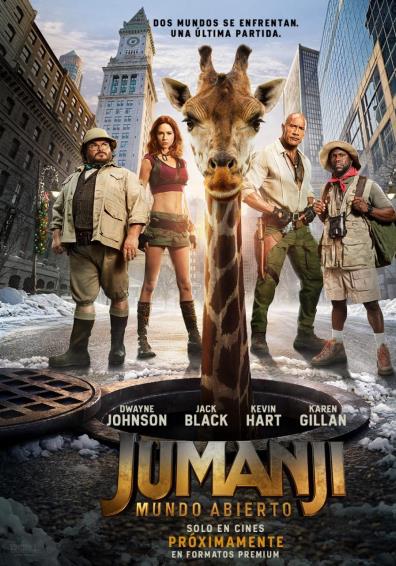 Cartel de JUMANJI: MUNDO ABIERTO