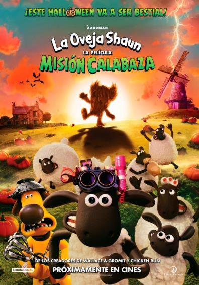 Cartel de LA OVEJA SHAUN: MISION CALABAZA