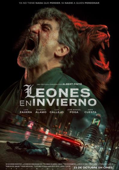 Cartel de LEONES EN INVIERNO