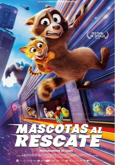 Cartel de MASCOTAS AL RESCATE